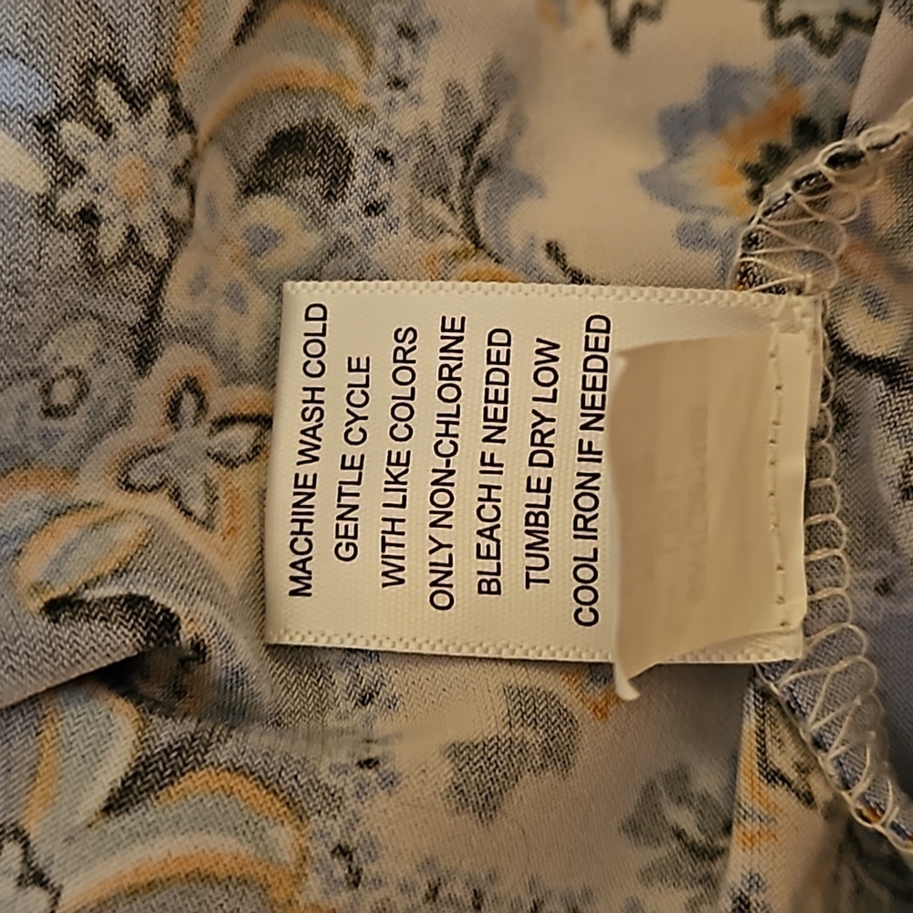 ONE WORLD Floral Colorblock Patchwork Sleeveless … - image 9